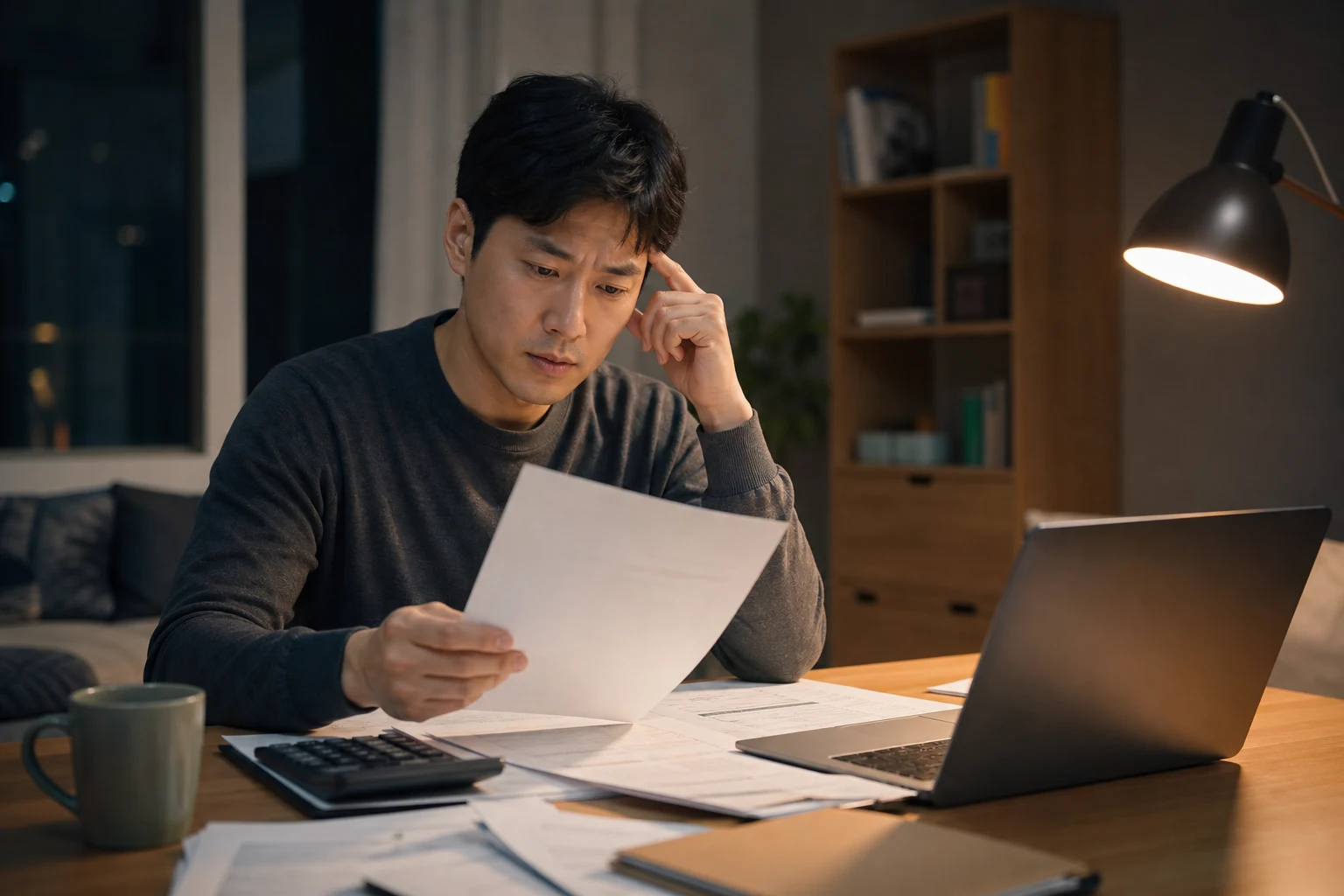 경찰조사 변호사 동석 비용 상담과 자료 확인 장면